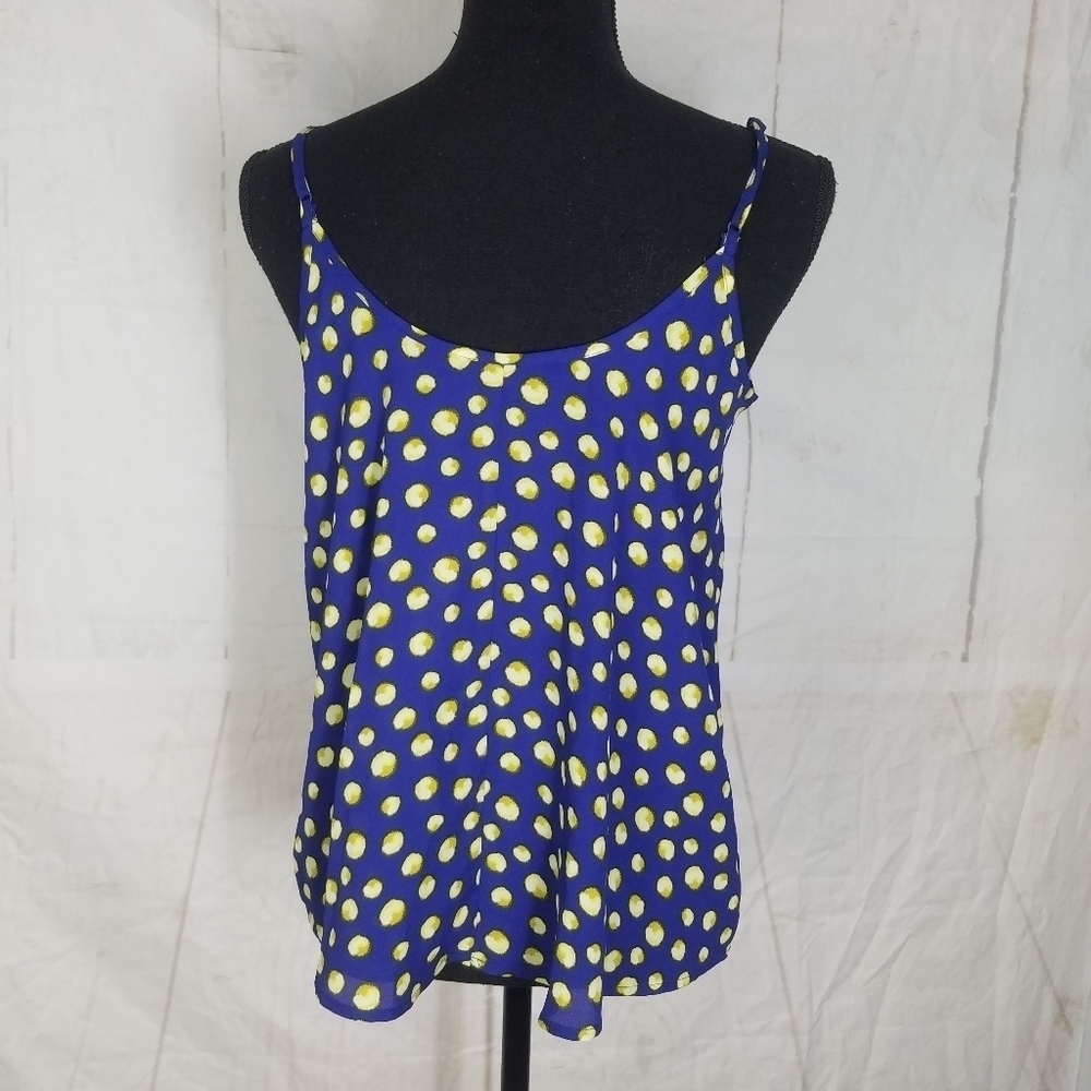 Department 9 Essentials woven flounce tank top